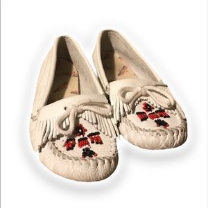 White Minnetonka Shoes